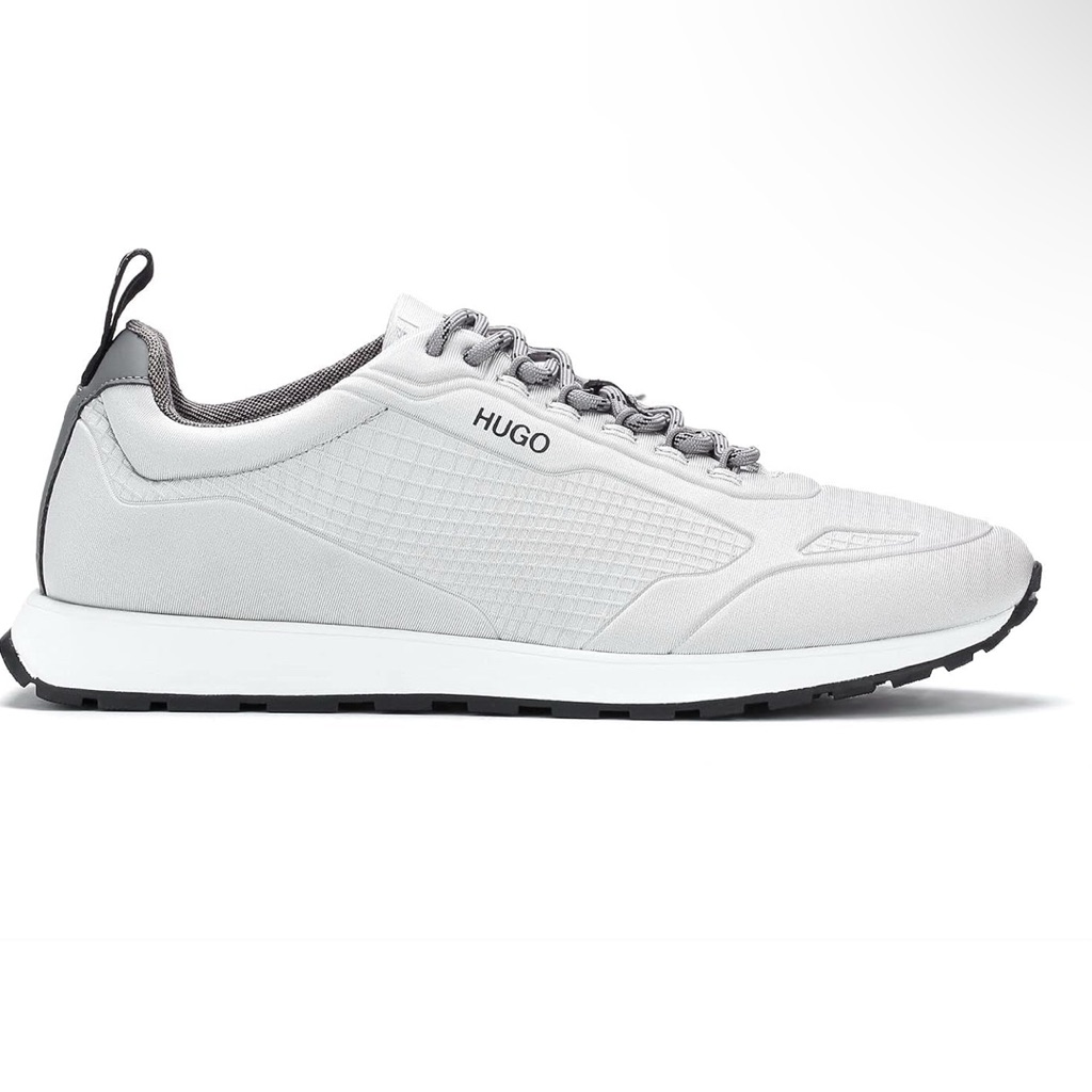 Hugo Casual White And Gray Sneakers